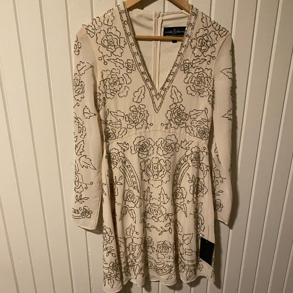 NWT Needle & Thread beaded dress